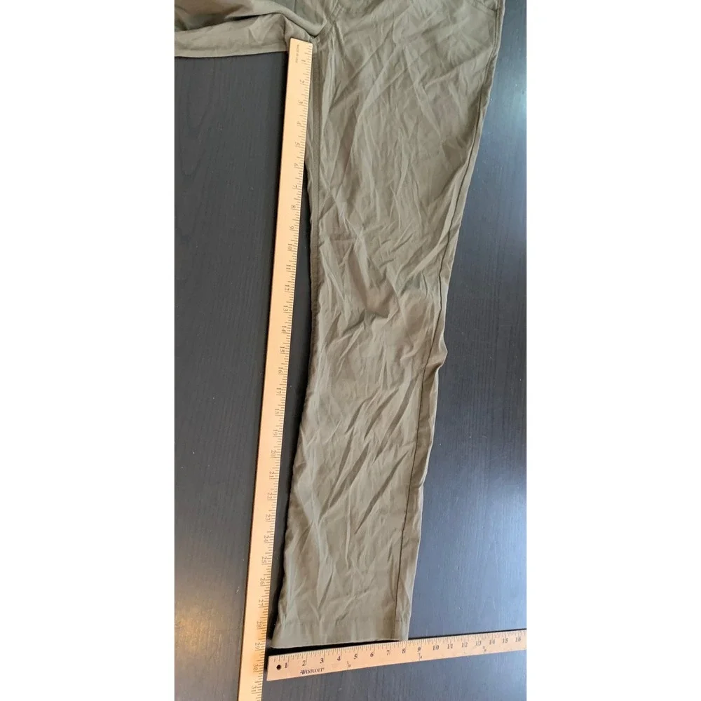 Eddie Bauer‎ Travex Mens 32x30 Hiking Pants Olive Green Nylon Stretch 13907903